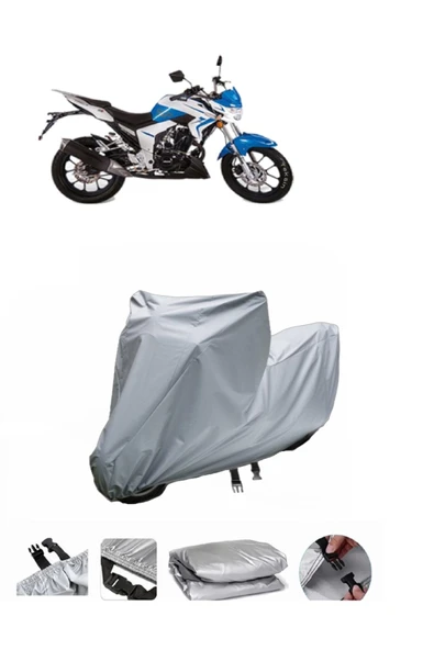 Falcon Sharp 150  Gri Motosiklet Brandası ARKA ÇANTA UYUMLU DEĞİLDİR ürün görseli 1