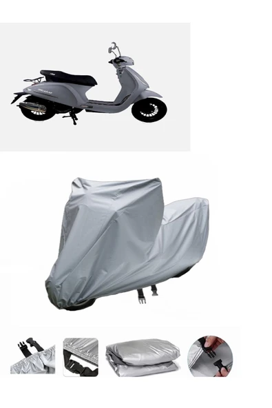 Altai Misk 50  Gri Motosiklet Brandası ARKA ÇANTA UYUMLU DEĞİLDİR ürün görseli 1