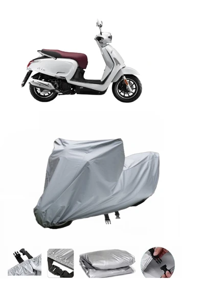 Kymco Like 50  Gri Motosiklet Brandası ARKA ÇANTA UYUMLU DEĞİLDİR ürün görseli 1