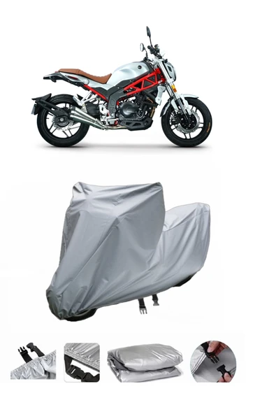 Rks RS 400  Gri Motosiklet Brandası ARKA ÇANTA UYUMLU DEĞİLDİR ürün görseli 1