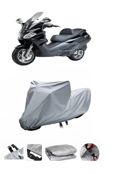 Piaggio X9 200  Gri Motosiklet Brandası ARKA ÇANTA UYUMLU DEĞİLDİR ürün görseli 1