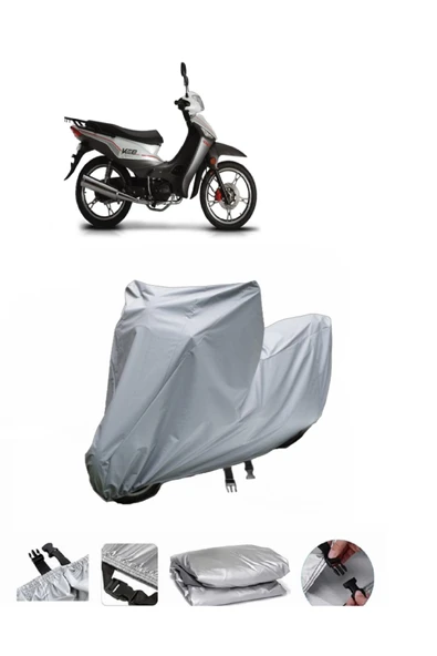 Kuba KEE 100  Gri Motosiklet Brandası ARKA ÇANTA UYUMLU DEĞİLDİR ürün görseli 1