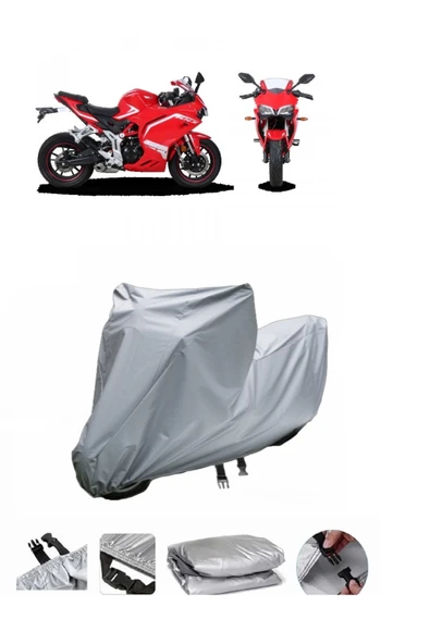 Rks RNX  Gri Motosiklet Brandası ARKA ÇANTA UYUMLU DEĞİLDİR ürün görseli 1
