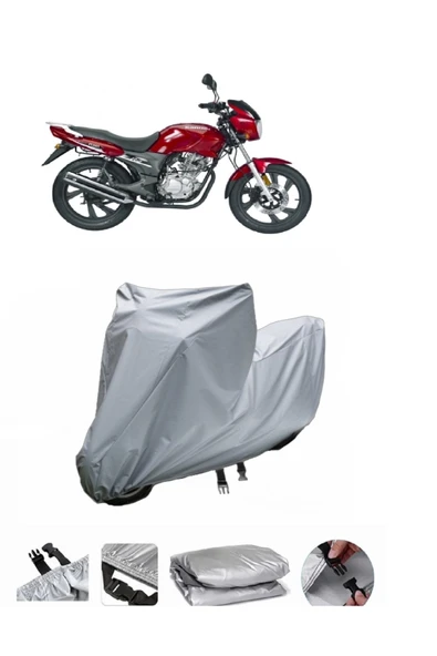 Kanuni Cross 150  Gri Motosiklet Brandası ARKA ÇANTA UYUMLU DEĞİLDİR ürün görseli 1
