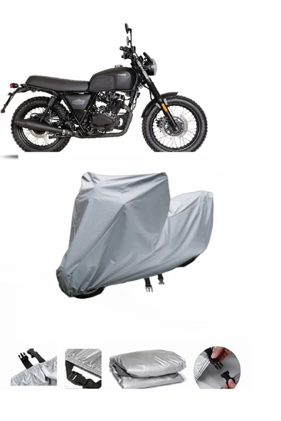 Brixton Felsberg 125 X  Gri Motosiklet Brandası ARKA ÇANTA UYUMLU DEĞİLDİR ürün görseli 1