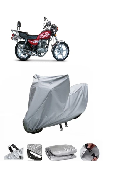 Kuba KB150-25  Gri Motosiklet Brandası ARKA ÇANTA UYUMLU DEĞİLDİR ürün görseli 1