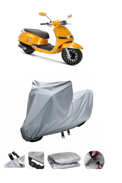 Rks Siesta  Gri Motosiklet Brandası ARKA ÇANTA UYUMLU DEĞİLDİR ürün görseli 1