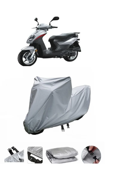 Sym Symply 125  Gri Motosiklet Brandası ARKA ÇANTA UYUMLU DEĞİLDİR ürün görseli 1