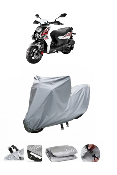 Sym Crox 125  Gri Motosiklet Brandası ARKA ÇANTA UYUMLU DEĞİLDİR ürün görseli 1