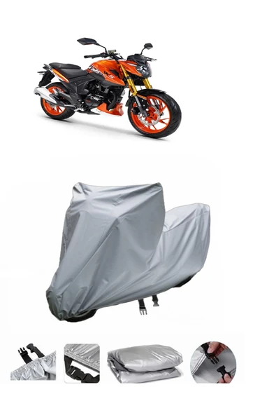 Rks TNT 202  Gri Motosiklet Brandası ARKA ÇANTA UYUMLU DEĞİLDİR ürün görseli 1
