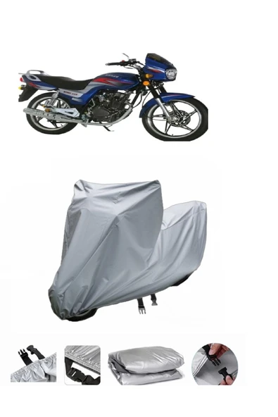 Kanuni Windy 125  Gri Motosiklet Brandası ARKA ÇANTA UYUMLU DEĞİLDİR ürün görseli 1
