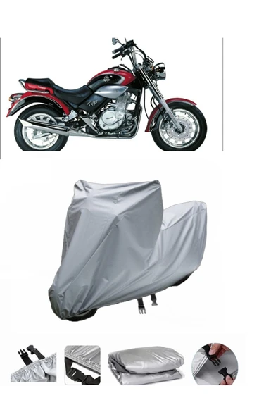 Kanuni Tiger 250  Gri Motosiklet Brandası ARKA ÇANTA UYUMLU DEĞİLDİR ürün görseli 1