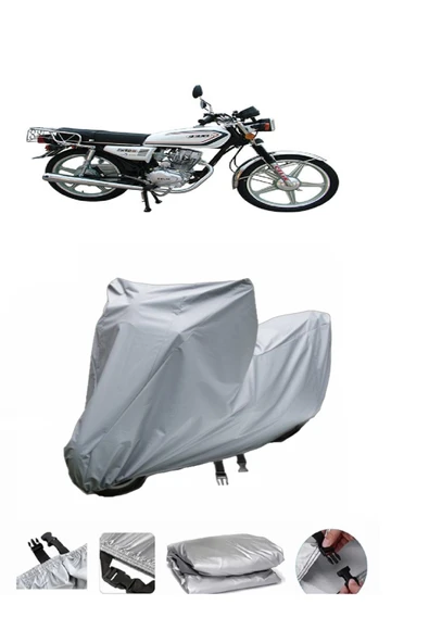 Çelik Motor Classic 125  Gri Motosiklet Brandası ARKA ÇANTA UYUMLU DEĞİLDİR ürün görseli 1