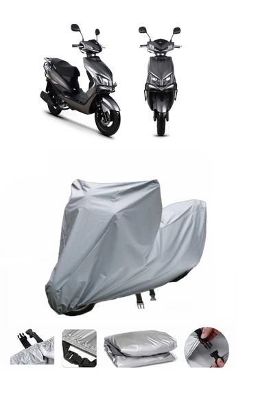 Rks Blazer 50  Gri Motosiklet Brandası ARKA ÇANTA UYUMLU DEĞİLDİR ürün görseli 1