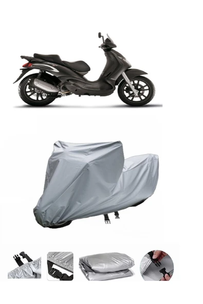 Piaggio Beverly 250  Gri Motosiklet Brandası ARKA ÇANTA UYUMLU DEĞİLDİR ürün görseli 1