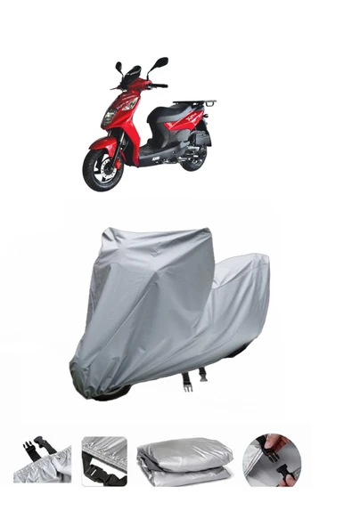 Sym Xpro Cargo 125  Gri Motosiklet Brandası ARKA ÇANTA UYUMLU DEĞİLDİR ürün görseli 1