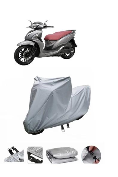 Sym Symphony  Gri Motosiklet Brandası ARKA ÇANTA UYUMLU DEĞİLDİR ürün görseli 1