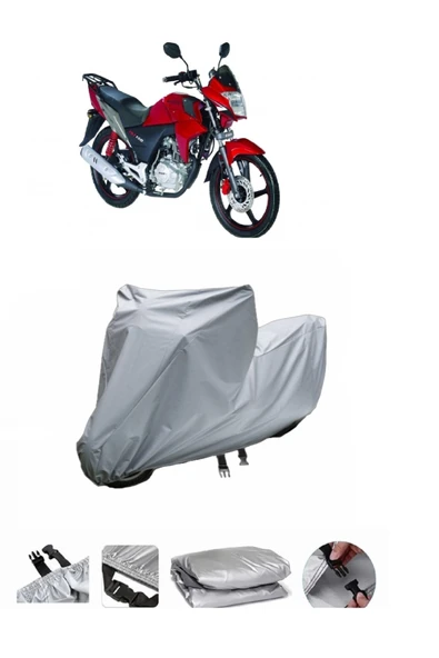 Bisan Tornado FKT 150  Gri Motosiklet Brandası ARKA ÇANTA UYUMLU DEĞİLDİR ürün görseli 1