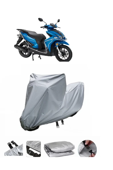 Kanuni RS 125  Gri Motosiklet Brandası ARKA ÇANTA UYUMLU DEĞİLDİR ürün görseli 1