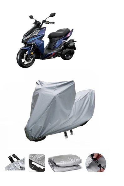 Sym DRG 160  Gri Motosiklet Brandası ARKA ÇANTA UYUMLU DEĞİLDİR ürün görseli 1