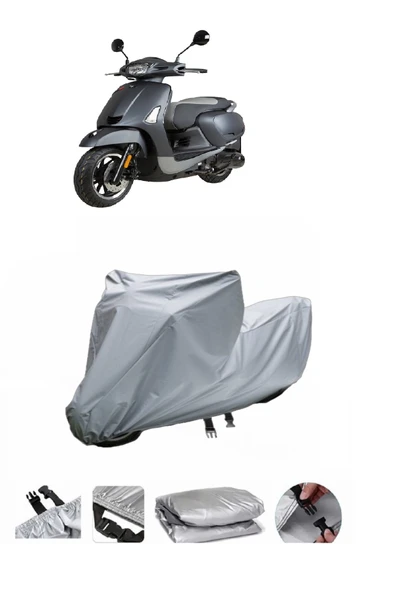 Kymco Like S 50  Gri Motosiklet Brandası ARKA ÇANTA UYUMLU DEĞİLDİR ürün görseli 1