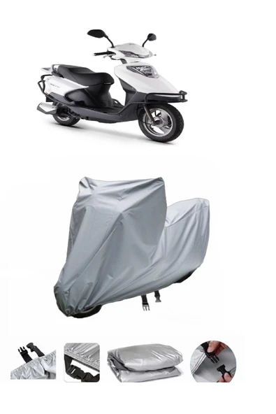 Kuba Zenzero  Gri Motosiklet Brandası ARKA ÇANTA UYUMLU DEĞİLDİR ürün görseli 1