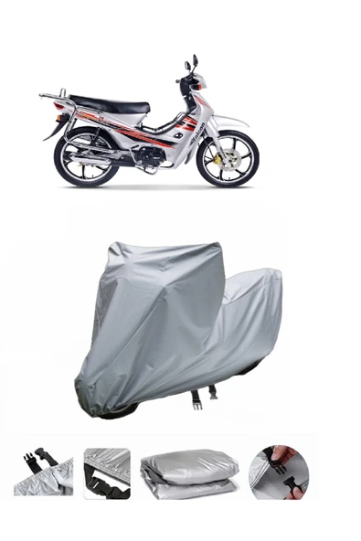 Falcon KMT 50 Magic  Gri Motosiklet Brandası ARKA ÇANTA UYUMLU DEĞİLDİR ürün görseli 1