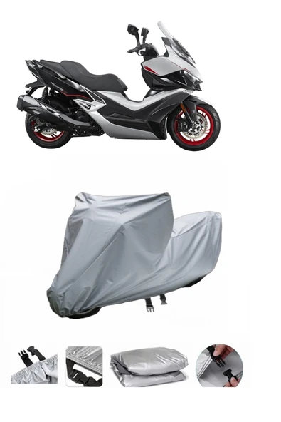Kymco Xciting 400i  Gri Motosiklet Brandası ARKA ÇANTA UYUMLU DEĞİLDİR ürün görseli 1