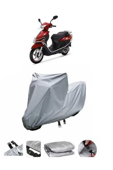 Kuba Matrix 125  Gri Motosiklet Brandası ARKA ÇANTA UYUMLU DEĞİLDİR ürün görseli 1