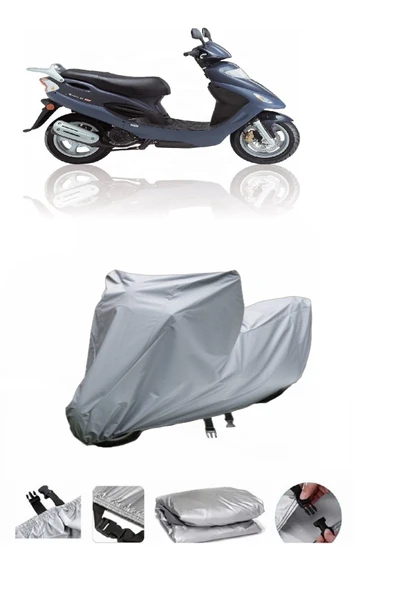 Kymco Movie XL 125  Gri Motosiklet Brandası ARKA ÇANTA UYUMLU DEĞİLDİR ürün görseli 1