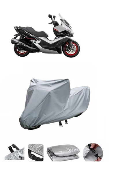 Kymco Xciting VS 400  Gri Motosiklet Brandası ARKA ÇANTA UYUMLU DEĞİLDİR ürün görseli 1