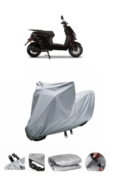 Falcon Techno 125 EFI  Gri Motosiklet Brandası ARKA ÇANTA UYUMLU DEĞİLDİR ürün görseli 1