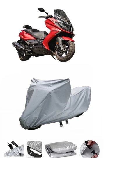 Kymco Downtown 250i  Gri Motosiklet Brandası ARKA ÇANTA UYUMLU DEĞİLDİR ürün görseli 1