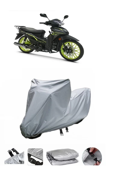 Rks Sniper 100  Gri Motosiklet Brandası ARKA ÇANTA UYUMLU DEĞİLDİR ürün görseli 1