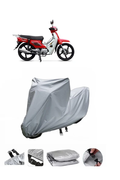 Kanuni Ti Grina S100  Gri Motosiklet Brandası ARKA ÇANTA UYUMLU DEĞİLDİR ürün görseli 1