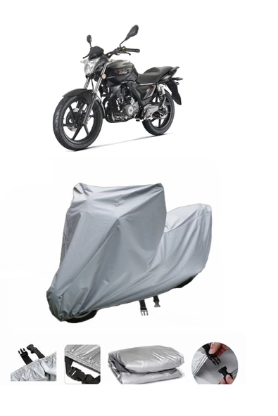 Rks Titanic 150-R  Gri Motosiklet Brandası ARKA ÇANTA UYUMLU DEĞİLDİR ürün görseli 1