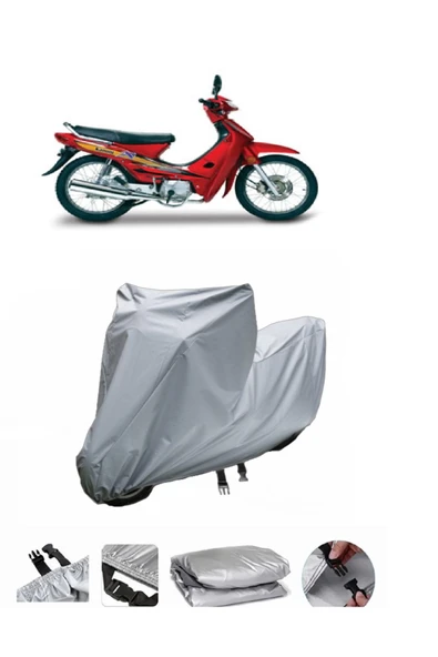 Kanuni Seyhan 250  Gri Motosiklet Brandası ARKA ÇANTA UYUMLU DEĞİLDİR ürün görseli 1