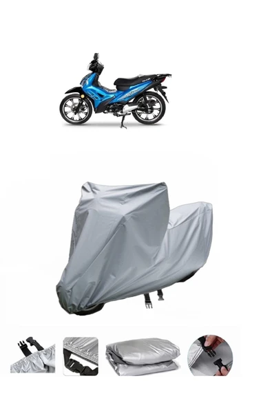 Falcon Master 50  Gri Motosiklet Brandası ARKA ÇANTA UYUMLU DEĞİLDİR ürün görseli 1