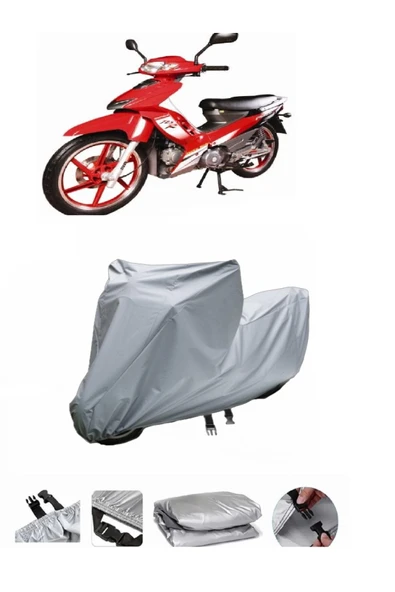 Modenas MODESA 125 Gri Motosiklet Brandası ARKA ÇANTA UYUMLU DEĞİLDİR ürün görseli 1