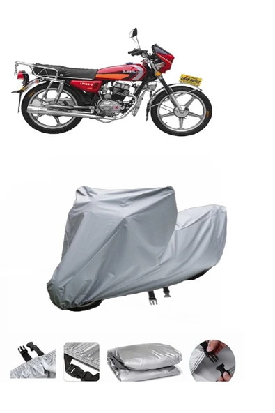 Lifan LF125-5  Gri Motosiklet Brandası ARKA ÇANTA UYUMLU DEĞİLDİR ürün görseli 1