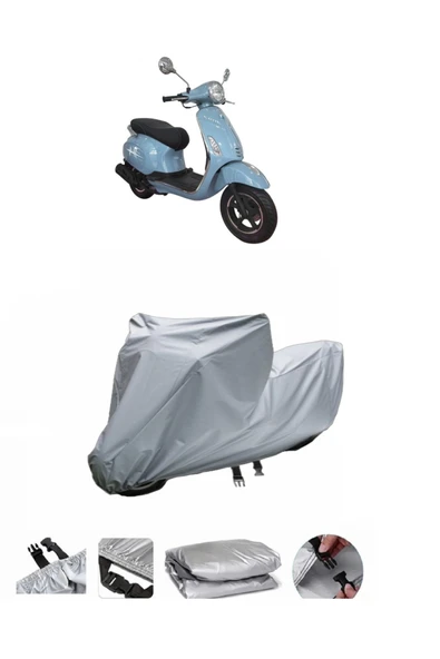 Kral Motor Rana  Gri Motosiklet Brandası ARKA ÇANTA UYUMLU DEĞİLDİR ürün görseli 1