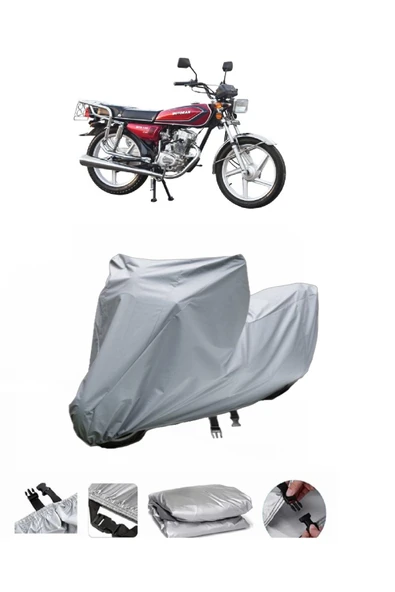 Motoran MTR 100  Gri Motosiklet Brandası ARKA ÇANTA UYUMLU DEĞİLDİR ürün görseli 1