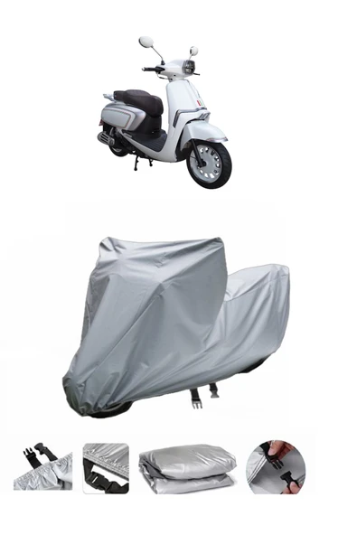 Motolux Macchiato 50  Gri Motosiklet Brandası ARKA ÇANTA UYUMLU DEĞİLDİR ürün görseli 1
