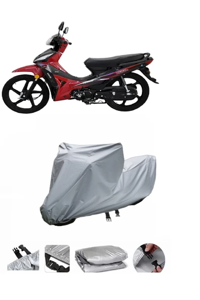 Kral Motor KR-50 Capella  Gri Motosiklet Brandası ARKA ÇANTA UYUMLU DEĞİLDİR ürün görseli 1
