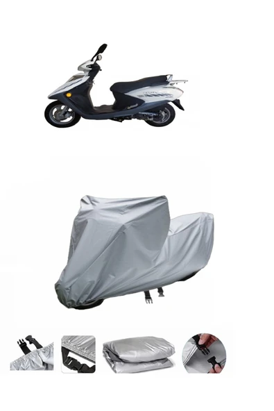 Kral Motor Spica 100  Gri Motosiklet Brandası ARKA ÇANTA UYUMLU DEĞİLDİR ürün görseli 1