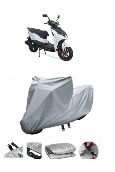 Motolux Rossi 125  Gri Motosiklet Brandası ARKA ÇANTA UYUMLU DEĞİLDİR ürün görseli 1