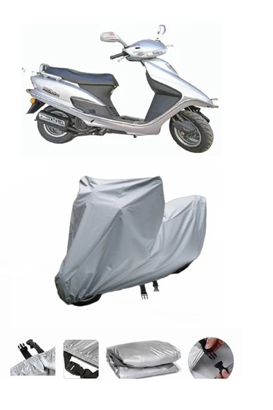 Hyundai Cityzen 125  Gri Motosiklet Brandası ARKA ÇANTA UYUMLU DEĞİLDİR ürün görseli 1