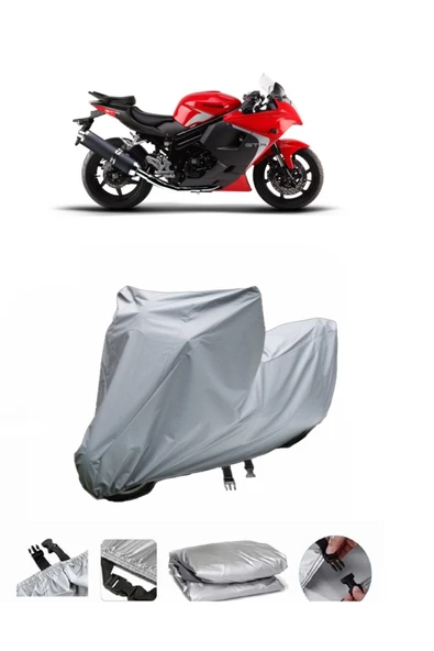 Hyo Sung GT 650 R  Gri Motosiklet Brandası ARKA ÇANTA UYUMLU DEĞİLDİR ürün görseli 1