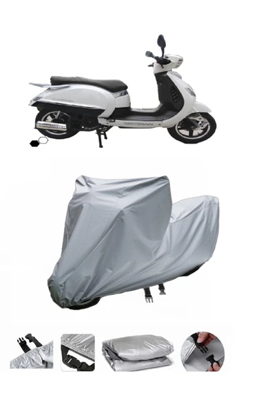 Motoran Karry 125  Gri Motosiklet Brandası ARKA ÇANTA UYUMLU DEĞİLDİR ürün görseli 1