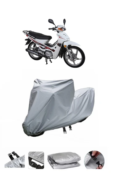 RMG Moto Gusto Spark 50  Gri Motosiklet Brandası ARKA ÇANTA UYUMLU DEĞİLDİR ürün görseli 1